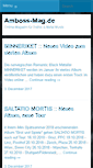 Mobile Screenshot of amboss-mag.de